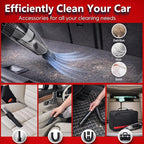 63PCS Car Wash Cleaning Kit,Car Wash Brush with Long Handle,Car Detailing Kit with Foam Gun,Car Cleaning Supplies,Handheld Vacuum, Car Detailing Kit (63PCS)