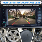 Classic 1.0 Backup Camera for Jeep Wrangler Spare Tire Mount 2007-2018, Rear View Reverse Aftermarket Camera for JK JKU Rubicon Sahara Sport Unlimited Removable Guidelines w/OEM Monitor Adapter