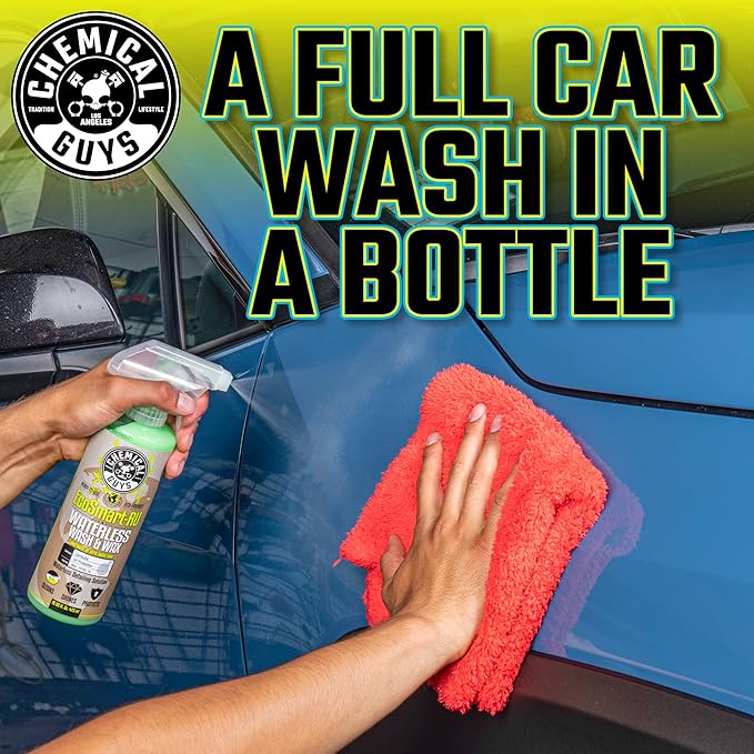 WAC_707RU EcoSmart Waterless Car Wash & Wax Ready To Use, Safe for Cars, Trucks, SUVs, Motorcycles, RVs & More, 128 fl oz (1 Gallon)