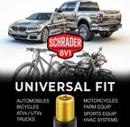 SKÖG Chuck Mates Reach360 Articulating 7-inch Extension for Tire Inflators | 1/4" F-NPT & Schrader Adapter | Dually Trucks RV Bicycle Car Semi