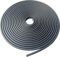 Rubber Edge Trim, 1/4" U Channel Edge Trim, Edge Protector for Plywood, Glasses or Flexiglasses, 1/4 in Flexible U Shaped Gasket, Black Color, Length 20 Ft