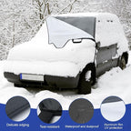 Subody Cldkz Windshield Cover for ice and Snow | 600D Three-Layer Composite Waterproof,Sunshade,Dustproof Fabric |Windshield Snow Cover for car, SUV, Truck|Winter car Accessories|car Windshield Cover