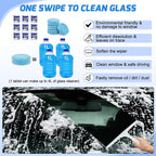 52PCS Car Detailing Kit Auto Cleaning Tools Wash Set with Storage Carry Bag Home Use for Interior Exterior Deep Clean Polish Car Care Windshield Dashboard Seat Air Vents Wheels Tires, Blue