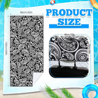 Car Seat Towel Covers with Storage Bag, 63 x 32 Inch Universal Non Slip Waterproof Sweat Protector for Car Truck, Gym Swimming Running, Machine Washable(2 Pack,Paisley)