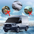 Windshield Cover for Ice and Snow for 2015-2025 2026 Ford Transit Accessories Wagon XL Cargo Vehicle,Connect Van Custom Fit Transit Oxford Fabric Windshield Frost Cover, All Weather Hail Protector