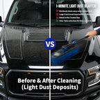 Car Duster Exterior - Wax Treated Cotton & Extendable Handle | Aluminum Alloy Handle Scratch Free Cleaning Brush for Cars, Trucks, SUVs, RVs, Motorcycles | Waterless Dust & Pollen Remover