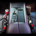 Car seat gap filler organizer,multifunctional car seat organizer,Adjustable Cup Holder car console side storage box Holders phone, sunglasses,car accessories(Black)