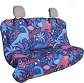 Back Seat Cover for Car Trucks Van SUV Jeep,Waterproof Rear Bench Towel Seat Covers for Dogs and Kids,Automotive Backseat Protector (Dinosaur)