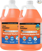 Advanced All Season Windshield Washer Fluid | Ultra Low VOC Formula | Extreme -27°F Winter Protection |128 Fl. Oz | 2 Pack