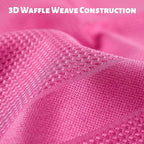 Microfiber Waffle Weave Cleaning Cloth,Highly Absorbent Kitchen Towels,Quick Drying Lint Free Dish Towels for Kitchen,6 Pack, Mixed Color, 15.7×15.7inch