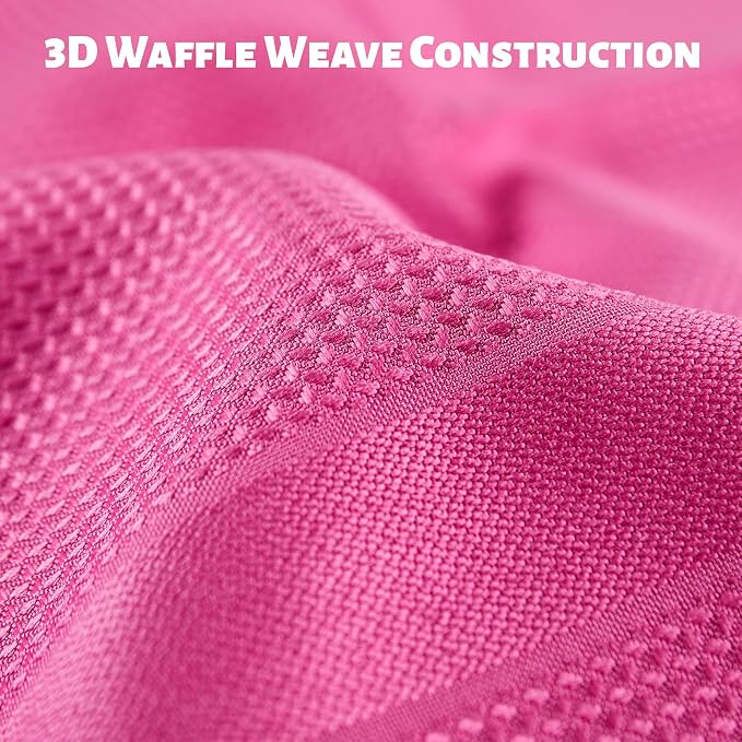 Microfiber Waffle Weave Cleaning Cloth,Highly Absorbent Kitchen Towels,Quick Drying Lint Free Dish Towels for Kitchen,6 Pack, Mixed Color, 15.7×15.7inch