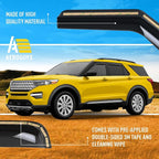 Extra Durable Window Deflectors in-Channel Window Visors Rain Guards Fit for Ford Explorer 2020-2026, Sun Visors, Wind Vent for Shades, Exterior Car Accessories - 4 pcs. AG0902