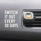 Car Odor-Eliminating Air Freshener Vent Clip, Original Old Spice Scent, 1 count