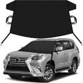 Car Snow Cover Compatible for Lexus GX 460 | Windshield Cover for Ice and Snow with S-Hook Straps | Heavy-Duty 600D Oxford Winter Car Cover, Waterproof & Anti-Slip