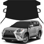 Car Snow Cover Compatible for Lexus GX 460 | Windshield Cover for Ice and Snow with S-Hook Straps | Heavy-Duty 600D Oxford Winter Car Cover, Waterproof & Anti-Slip