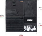 EXCELLENT ELITE SPANKER Tactical Visor Panel Organizer for Pickup F150 Large Molle Vehicle Sun Visor Holder Car Sunshade Storage Pouch