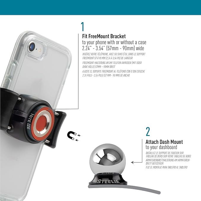Steelie Dash FreeMount Car Mount Kit