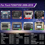 5GWiFi Radio for Ford F150 2004-2008, F250/F350 2006-2016, E150/E250/E350 2009-2014, Edge 2007-2010, Escape 2008-2012, Mustang Fusion Expedition Explorer 7"Touchscreen Stereo Carplay Android Auto GPS