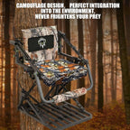 Heated Hunting Seat Cushion Pad Thermal Hunting Seat with 10000 mAh Power Bank Adjustable Temperature Hunting Hot Seat Cushion for Tree Stand,Bleacher,Sport Without Backrest