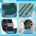 Car Seat Towel Covers with Storage Bag, 63 x 32 Inch Universal Non Slip Waterproof Sweat Protector for Car Truck, Gym Swimming Running, Machine Washable(1 Pack,National Park 1)