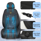 Cooling Seat Covers for Cars, 12V-24V Cooling Car seat Cover with 12 Fans and Massage, Car Seat Cooler for Truck, SUV, Sedan