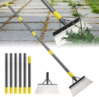 Garden Flat Shovel,Floor Scraper, 88" Long Multifunctional Garden Cleaning Shovel Weeding Tool,Heavy Duty Floor Scraping Tool,Metal Weeding Scraper for Lawn Edging, Snow Ice Removal Scrapers