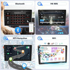 2G+64G Android Car Stereo for Hyundai Elantra 2011 2012 2013 with Wireless CarPlay Android Auto Mirror Link 9 Inch Touchscreen Bluetooth GPS Navigation WiFi FM Backup Camera MIC
