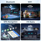 4Core+64G Android 15 Double Din Car Stereo for VW Volkswagen SEAT Skoda Jetta Golf Polo Wireless Carplay Android Auto, 7 Inch VW Radio With GPS, WiFi, Bluetooth, FM, EQ,Backup Camera, Double USB Ports