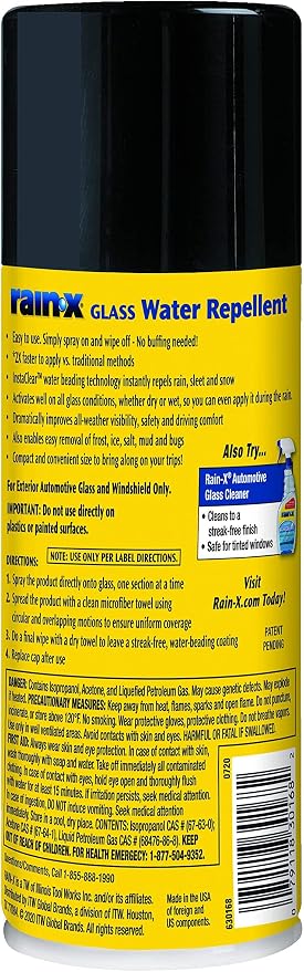 630168 Glass Water-Repellent Aerosol 12 oz. (Pack of 2)