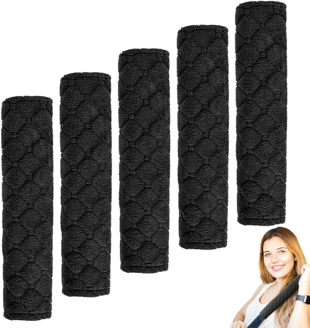 Seat Belt Shoulder Pads (5-Pack) — Soft Comfort Strap Covers