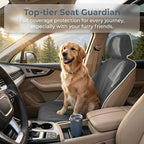 Waterproof Stain Resistant Towel Car Seat Covers，Universal Non-Slip for Gym Workout, Swimming, Beach and Workout Outdoor, Machine Washable(Gray, 2 Pack)