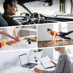 Magnetic Phone Holder for Car with 360° Adjustable Vacuum Spherical Design Phone Mount for Car Home Gym Office Compatible for iPhone 17 Pro Max 16 15 14 13 12 Air Plus and Android
