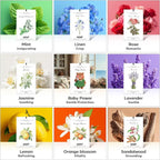 12 Packs Baby Powder Scent Sachets Room Air Freshener for Closet Drawer Clothes Storage Small Space Odor Eliminator