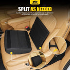 Car Seat Organizer & Lumbar Support - 33L Collapsible Front & Back Seat Organizer with Removable Back Support Pillow, Car Storage for SUV Auto Truck Van