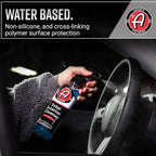 Adam's Polishes Total Interior Cleaner & Protectant, Quick Detailer & SiO2 Protection, Ceramic Infused, Anti-Static, OEM Finish, For Leather, Vinyl, Plastics, Glass & More