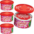 Car Air Freshener | Fiber Can Provides Long Lasting Scent for Auto or Home | Recycled Fiber | Cherry Blast, 4 Air Fresheners