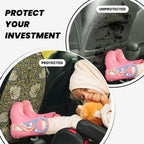Pimpernel William Morris Car Seat Back Kick Protectors Kick Mats With Storage Pockets For Vehicles To Protect From Dirt Mud Scratches 2 Pack