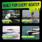 2in1 Exterior Boat Cleaner & Protectant Spray | Water Spot Remover with SiO2 Ceramic Sealant | Pina Colada Scent | Marine Detailing & Boat Cleaning Supplies | Made in USA (32oz)