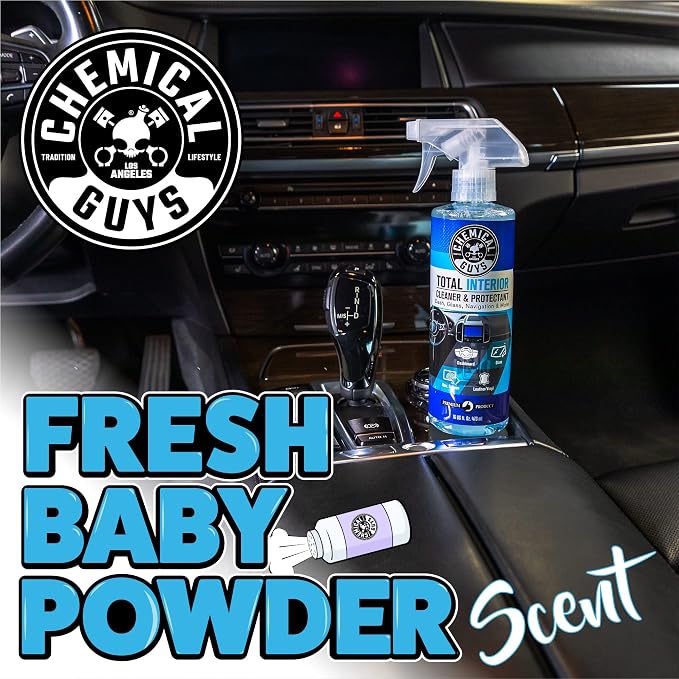 SPI22016 Total Interior Cleaner and Protectant, Safe for Cars, Trucks, SUVs, Jeeps, Motorcycles, RVs & More, 16 fl oz (Pack of 2)