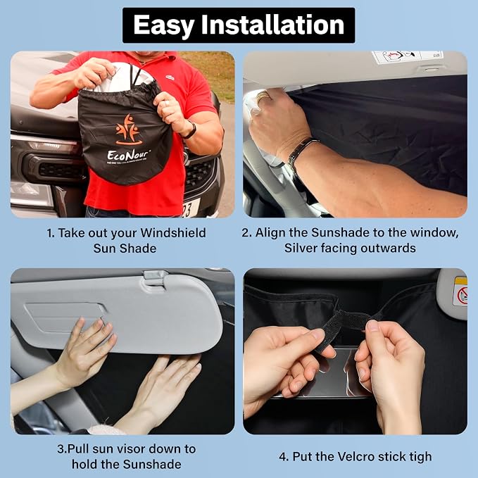 Windshield Sunshade for Aston Martin DBX, DBX707 2021-2022, 2023, 2024 Sun Visor for Front Window Sun Shade Cover, UV Blocker & Protector, Car Accessories