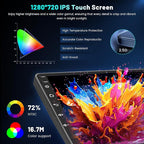 4+64G Android 15 Car Stereo for Chevy Aveo LS Sedan 2005 2006 2007 2008,9‘’ IPS 1280 * 720 Touch Screen Radio Wireless Carplay Android Auto DSP 5G WiFi Bluetooth GPS FM RDS AHD Backup Camera