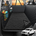2026 Upgraded Back Seat Extender for Dogs - Large Hard Bottom Dog Car Seat Cover Holds 550lbs, Waterproof Dog Hammock Pet Bed with High-Density Foam Non-Slip Backseat Protector