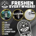 Black Frost Air Freshener and Odor Eliminator, 16 fl oz Spray with 3 Pack of Hanging Air Fresheners (Great for Cars, Trucks, SUVs, RVs, Home, Office, Dorm Room & More) - HOL432