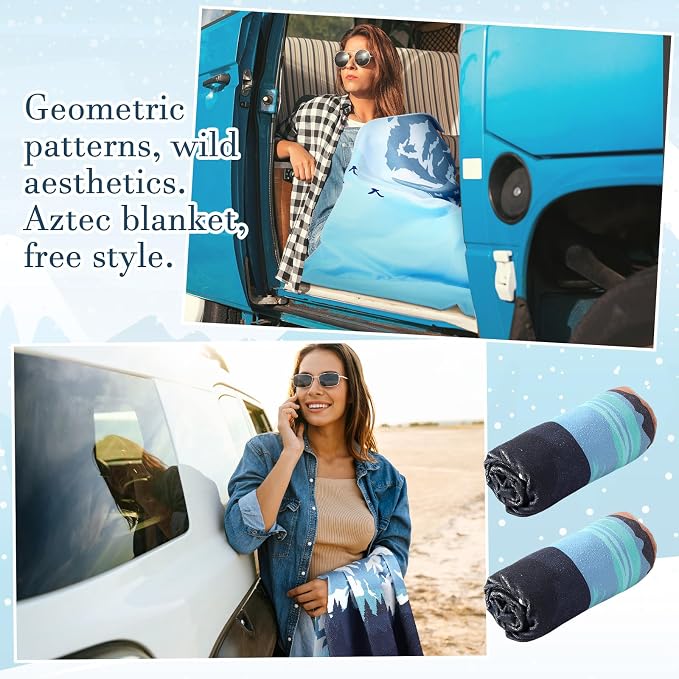 2 Pack Car Seat Towel Covers Athletic Running Towel Performance Microfiber Post Workout Sweat Washable Cover Non Slip for Seat Outdoor Sport (Glacier)
