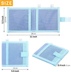 Car Registration and Insurance Holder, Sun Visor Organizer | Durable 300D 5.5"X5.3" Document Holder with Secure Elastic Strap, Fits Auto Insurance Papers, Cards, License & Receipts