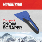 Motor Trend Ice Scraper Snow Brush/Broom/Frost Remover for Car and Truck Windshields/Mirrors, Winter Storm Survival Kits