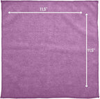 Microfiber Cleaning Cloth 11.5" x 11.5" 50 Pack - Edgeless Microfiber Towels for Cars, Cleaning Rags, Lint Free Car Microfiber Towel, Reusable Cleaning Cloths (Multicolor)