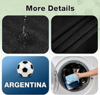 Car Seat Cover Towel, Universal Fit Front Seat 57 x 30 Inch Non Slip Soft Waterproof Absorbent instantly Sweat Protector, for Gym Workout, Swimming, Beach, Soccer, Pet travel (Argentina Soccer Style)