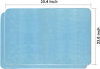 Microfiber Towels for Cars, 2 Pack 35.4" x 23.6" Car Drying Towel, Blue Reusable Car Towel, Quick Drying Car Microfiber Cleaning Cloth for RVs, SUVs, Trucks