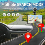 GPS Navigator for Car Truck RV Pickup, 9-inch with Hood No Network Required | 2026 Offline Map with Free Updates Lifetime, HD Touchscreen, Voice Guidance, Speed & Traffic Alerts, Custom Route by Car Size